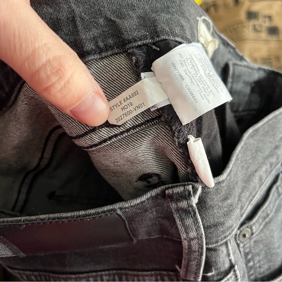 Madewell Jeans Women's 26 The Perfect Vintage Crop Black Lunar Wash AA982 - Picture 9 of 10